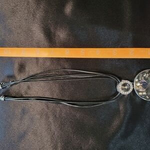 Elegant Black and Silver Necklace